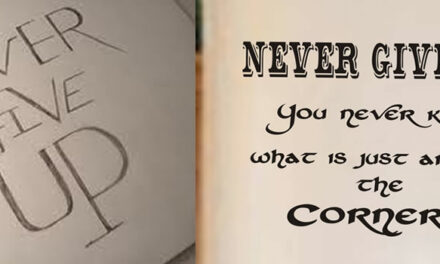 Never, Ever Give Up!!