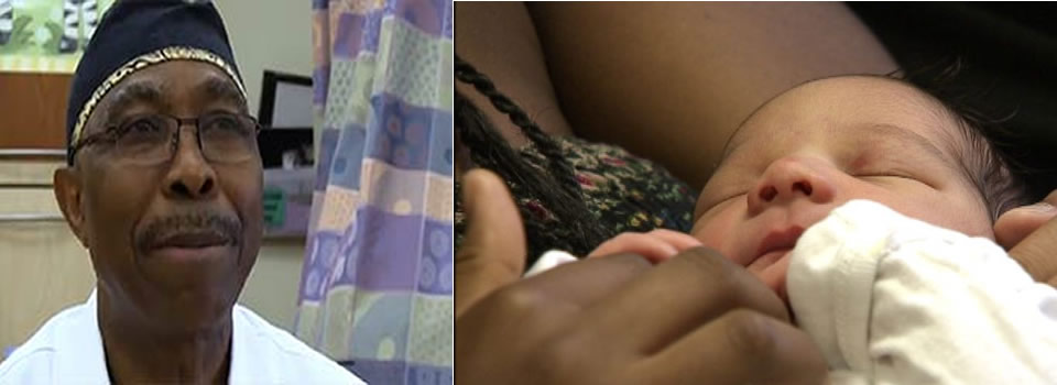 Zingende dokter verwelkomt baby’s